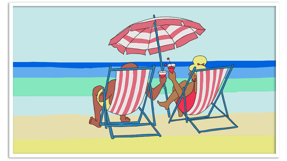 postcard beach postcard